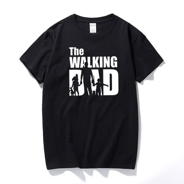 

the walking dad mens t shirt funny new father gift idea dead daryl casual cotton short sleeve t-shirt camisetas hombre