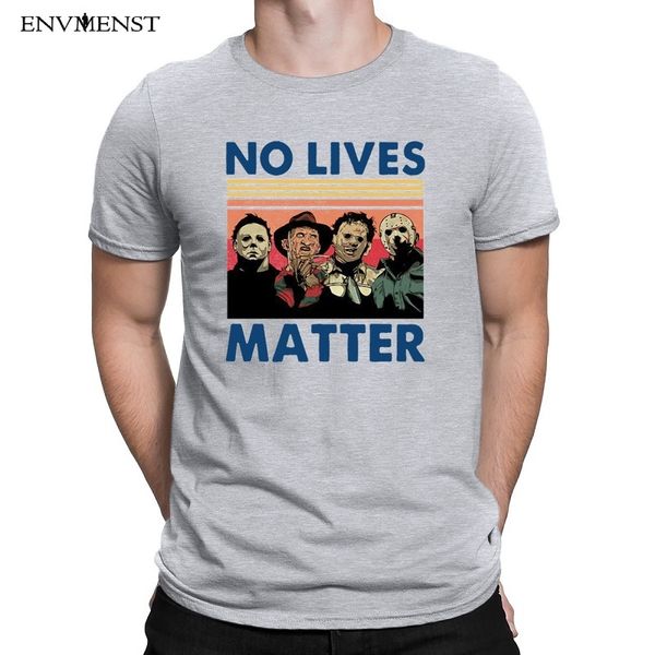 

envmenst 100% cotton t shirt men horror printed t-shirt no lives matter oversize o-neck sweatshirt casual o-neck xs-3xl