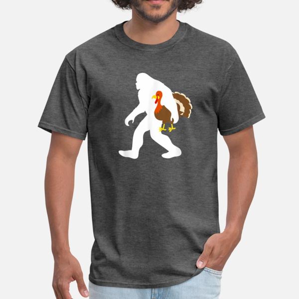 

bigfoot благодарения смешные sasquatch türke тенниска мужчины designs 100% хлопок плюс размер 3xl письмо интересный аутентичные весна осень