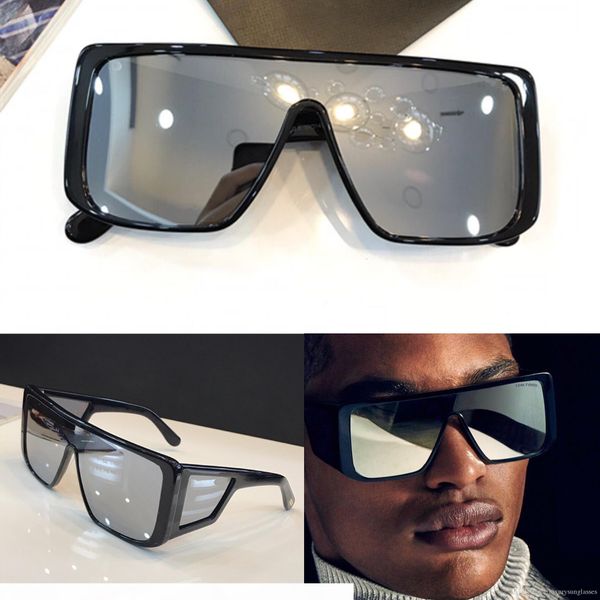 

new fashion brand designer sunglasses 0710 square frame trend avant-garde style for mans and womens selling uv400 noble eyewear, White;black