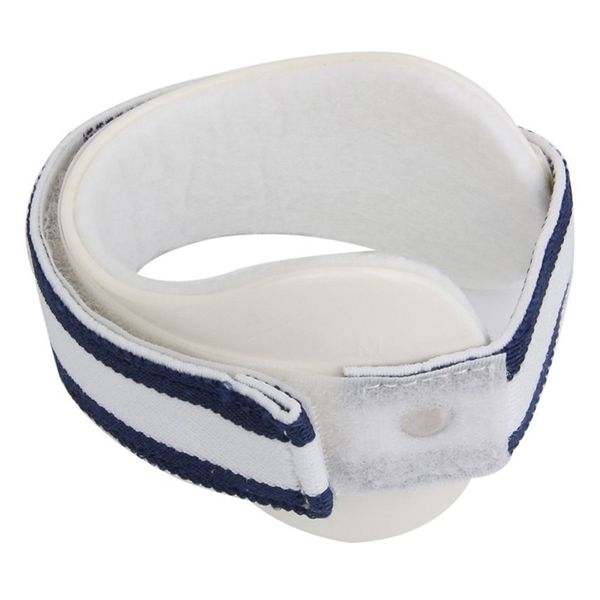 

1pc adjustable tennis elbow support epicondylitis clasp pain relief white (l, Black;gray