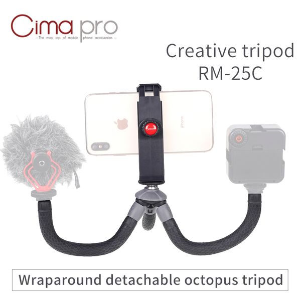 

tripods xiletu rm-25c mini travel outdoor gorillapod portable tripode flexible ocs tripod for phone digital dslrs and