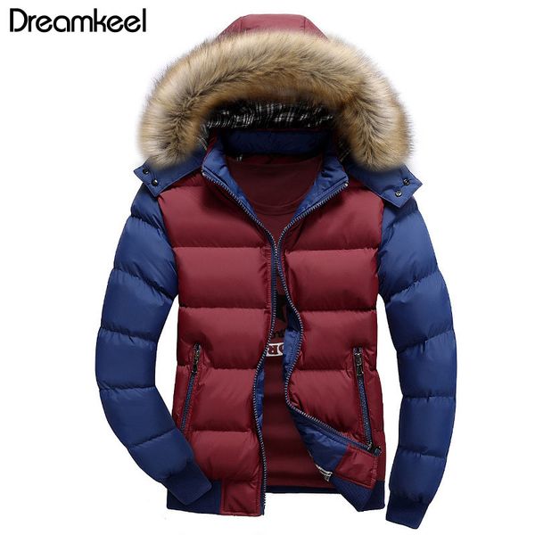 

2020 new parka men homme fashion mens coat plusmen coats patchwork hooded thicken cotton veste autumn winter jackets size 4xl w1, Black