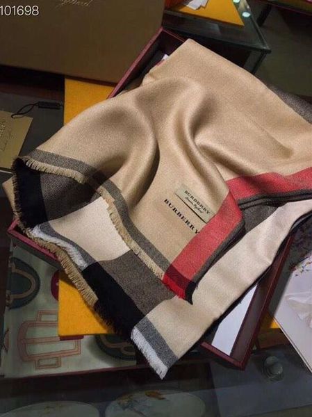 

new classic lady autumn/winter cashmere scarf classic letter plaid designer scarf shawl size 180*70cm scarf without box, Blue;gray