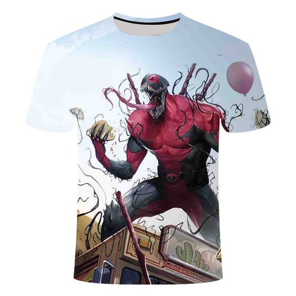 

american anime deadpool fun 3d print shirts plus size graphic hentai men clothing