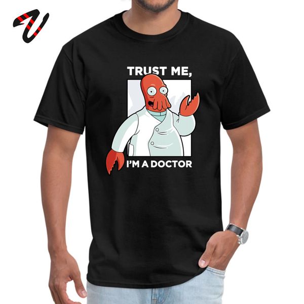 

funny men's t-shirts doctor zoidberg who unique t shirt special 100% cotton fabric tshirt trust me i'm a doctor cthulhu tees