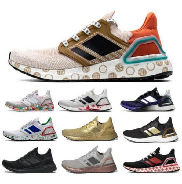 

2020 ultraboost 20 ub 6.0 running shoes mens women ultra se triple orange global currency gold metallic run light zapatos trainers sneakers