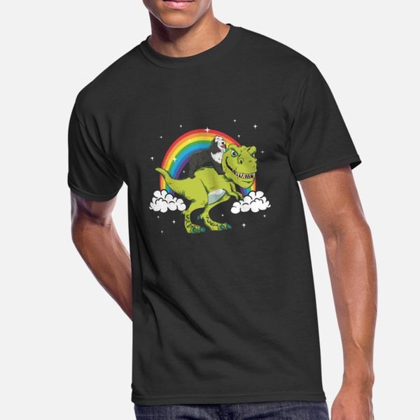 

bearded collie t rex dinosaur tyrannosaurus gift t shirt men print tee shirt o-neck family sunlight building spring trend shirt