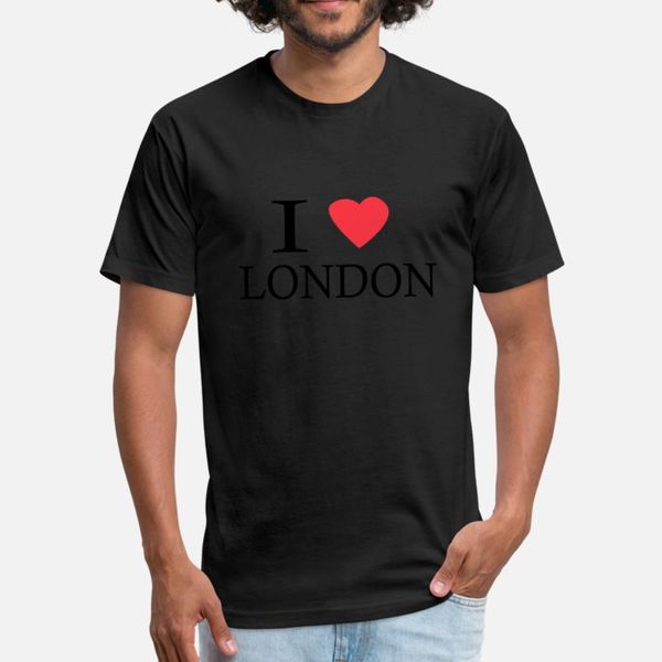

i love london t shirt men gift 100% cotton round collar slim gift funny summer vintage shirt
