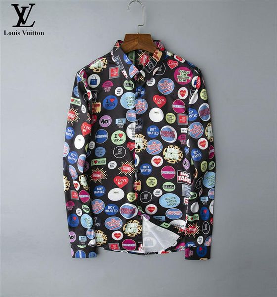 

brand mens designer burb medusa shirts firmate dress shirts fashion casual luxury shirt plaid shirt fend monc dio 034, White;black