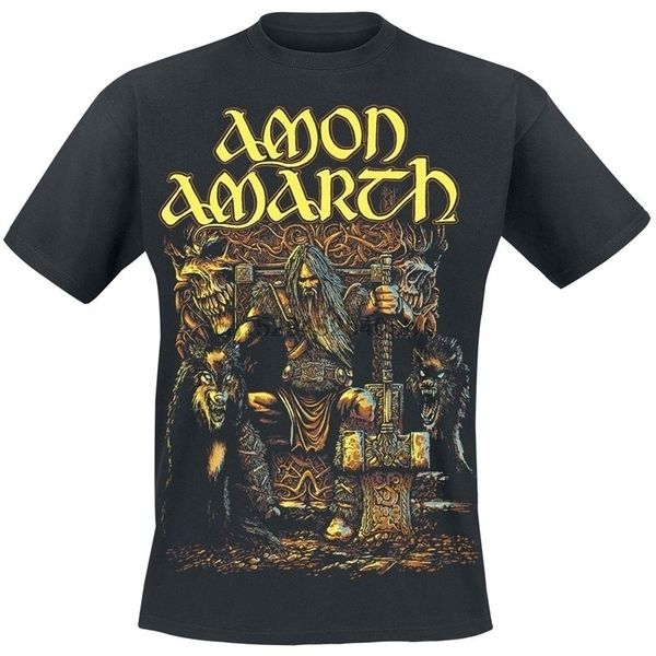

amon amarth words 3d printed t-shirt words black printing short sleeved casual black t-shirt clothes