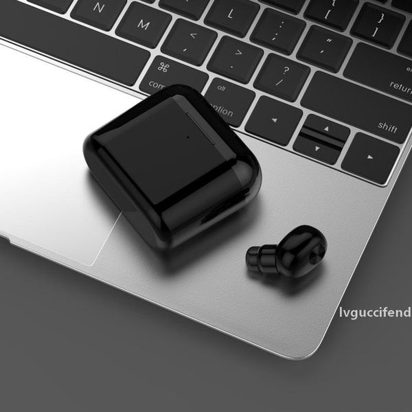 

tws mini earphone bluetooth headphones stereo sweatproof wireless headset earbuds with charging box for all smart phones