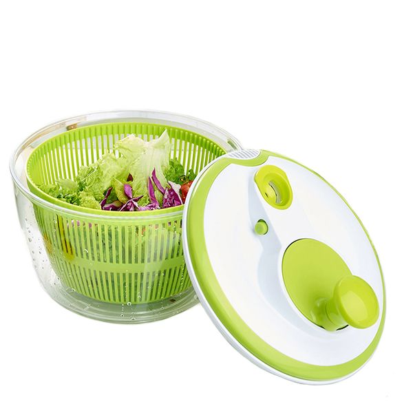

household salad spinner fruits dehydrator colander manual vegetables dryer