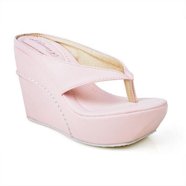 

2020 new special thick bottom toe clip high toe large size casual sandals, Black