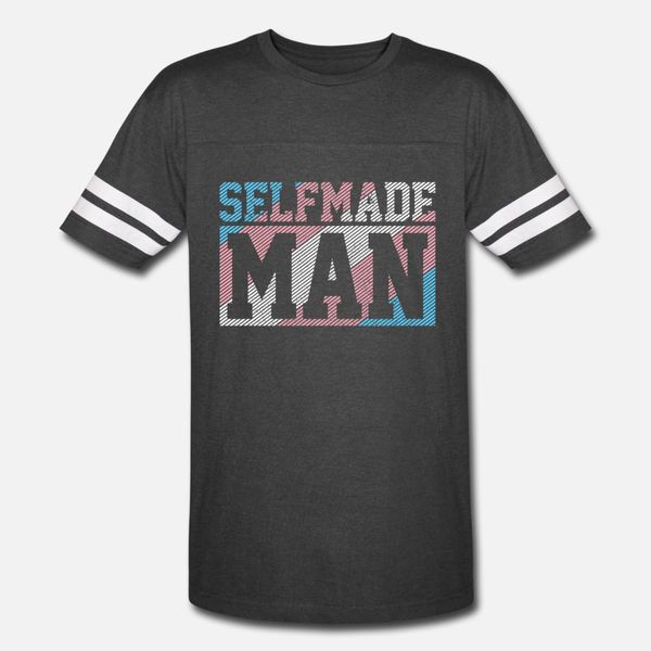 

самопроизведённые man trans pride смешных трансгендеры тенниски мужчина пользовательской футболка crew neck оригинального fit мода весна осе