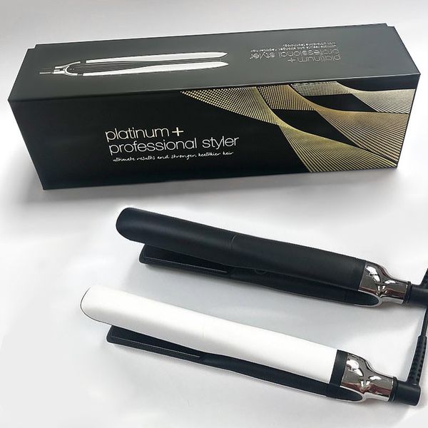 

dhl 9hd platinum+ plus professional hair straightener ceramic flat iron professional hair styler new seller, Black
