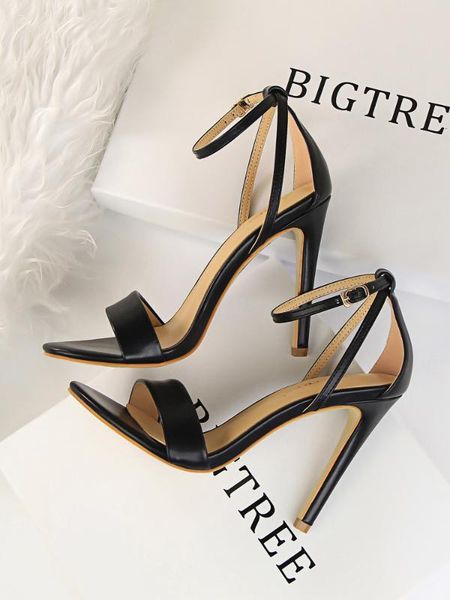 

spring and autumn new style stiletto all-match super high heel, Black