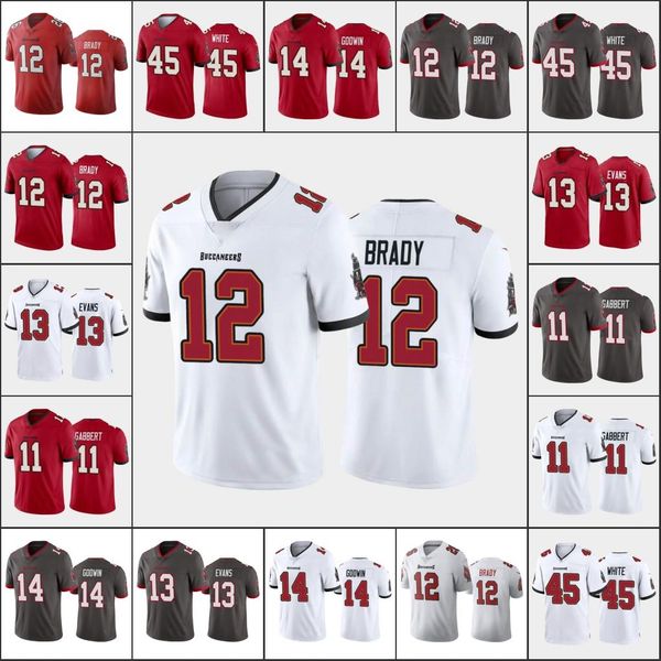 

tampa bay buccaneers men #12 tom brady 14 chris godwin 45 devin white 11 blaine gabbert women youth nfl limited jersey, Black;red