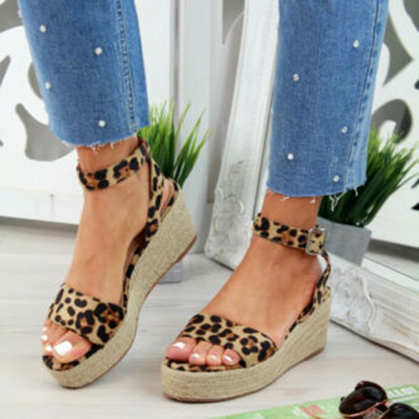 

summer platform sandals 2020 fashion women sandal wedges shoes casual woman peep toe black platform sandals plus 43