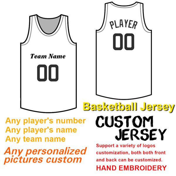 Erkekler Custom Basketbol Jersey Dikiş Numarası Ve Ad, Nakış Takım logosu Ve Takım Adı, Yüksek Kaliteli İşçilik