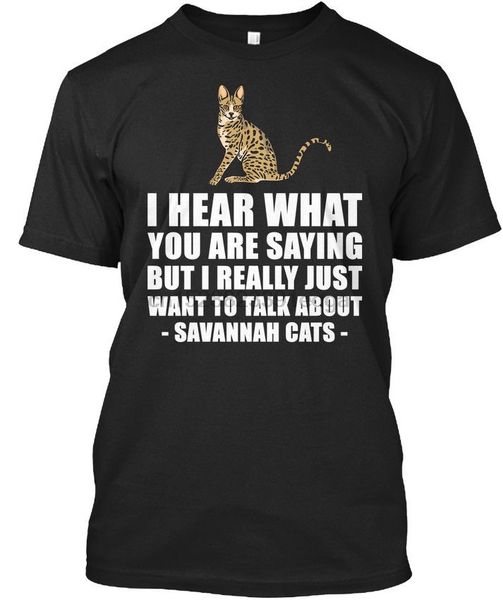 

off-the-rack savannah cat gift stylisches t-shirt stylisches t-shirt (s-5xl