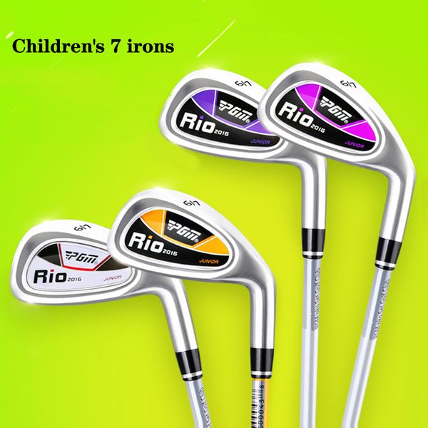 

golf irons club for childrens stee shaft with golf head cover graphite golf shaft fast delivery