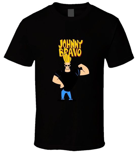 

2019 new arrival men t shirt new t shirt men summer casual johnny bravo 1 black men t shirt size s m l xl 2xl2018 new arrival me