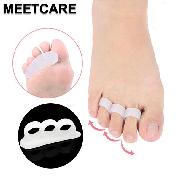 

1 pair toe support mats hallux valgu thumb correction toe separators straightener correction foot care corrector toe support