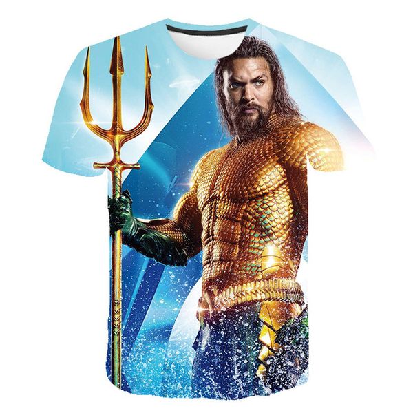 

anime cartoon poseidon cosplay 3d print shirts graphic hentai plus size men clothing