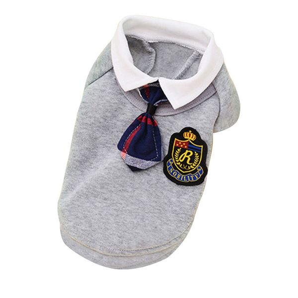 

school style dog clothes cotton blend pet sweater winter soft autumn costume
