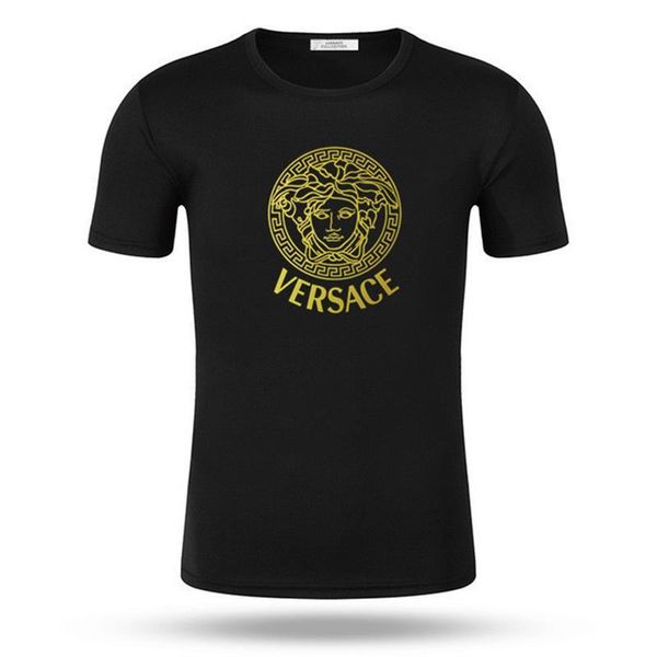 

19ss new fashion designer men's short-sleeved street fashion short-sleeved round neck T-shirt wholesale fabric letters