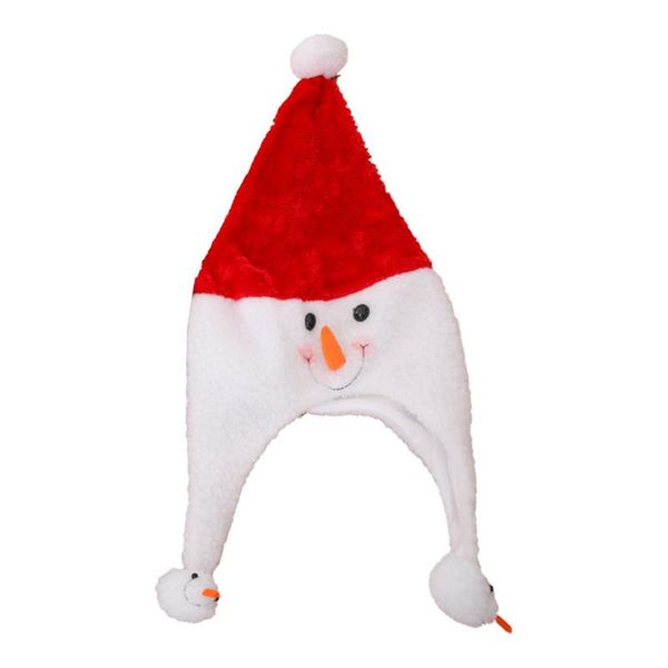 

new year women's hat christmas gifts christmas decoration hats plush hats gold velvet santa snowman cotton cap