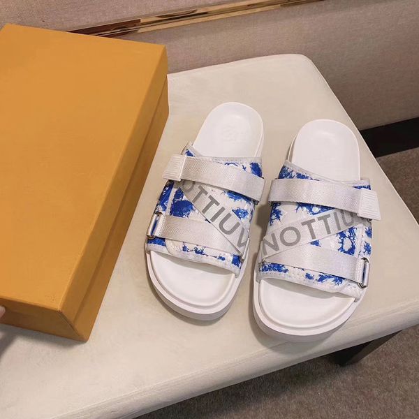 

new men designer flip flops sandals designer slides summer fashion luxury flat sandals slippers, Black