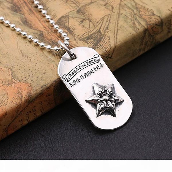 

brand new 925 sterling silver vintage jewelry antique silver hand-made designer sterling silver hexagonal stars anchor pendents no chain
