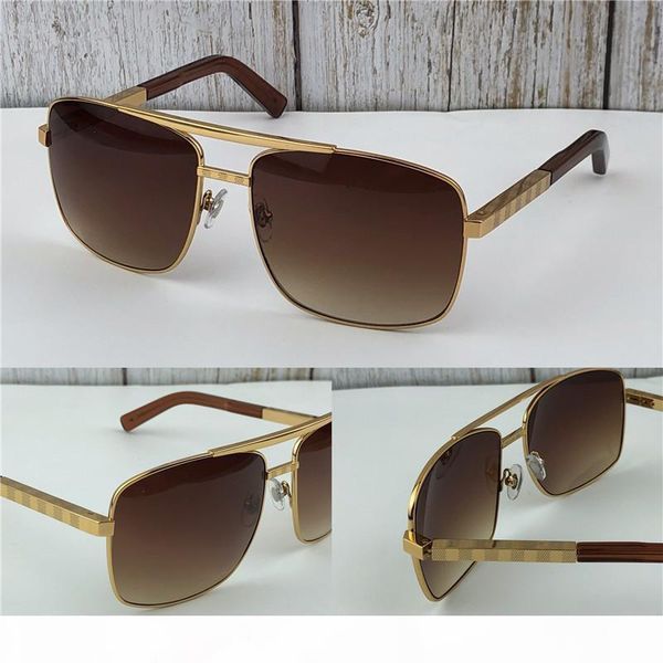 

fashion designer sunglasses men classic attitude 0259 metal square frame popular retro avant-garde outdoor uv 400 protection sunglasses, White;black