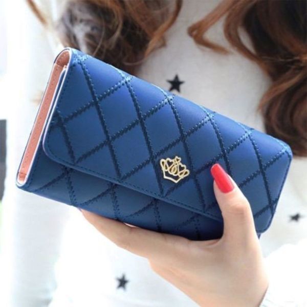 

Women Lady Clutch Leather Wallet Long Card Holder Phone Case Purse Handbag Multi-Function Coin Purses Smart Bag