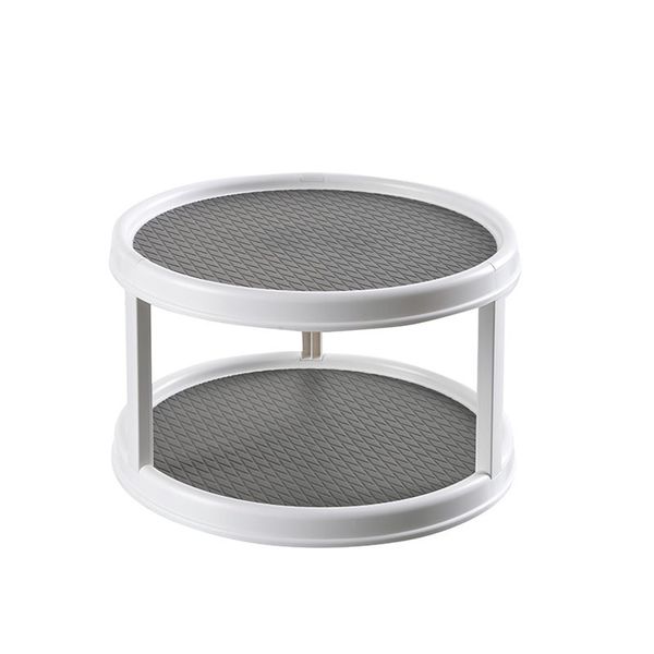 

360 degree rotatable bathroom storage rack abs space saving anti slip cabinet