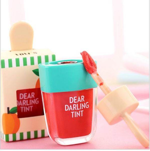 

korean etude house dear darling tint lipgloss ice cream makeup liquid matte lipstick lasting cream moisturizing waterproof lip gloss