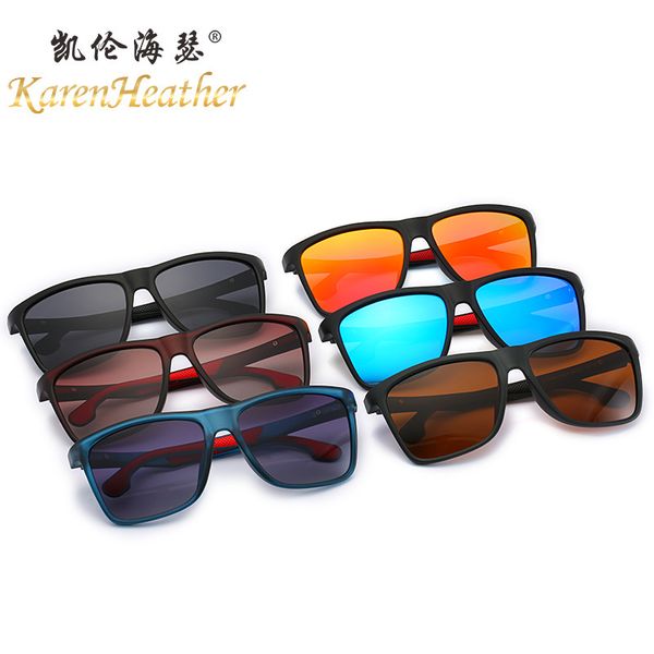 

new arrivals timelimited designers new sales simple double color tr frame sunglasses 5049 retro polarized sunglasses mens free, White;black