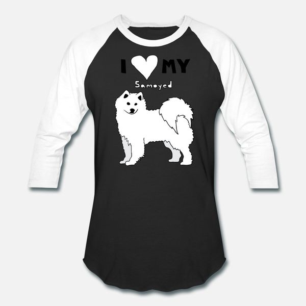 

i heart my samoyed t shirt men designing 100% cotton round collar slim gift funny summer vintage shirt