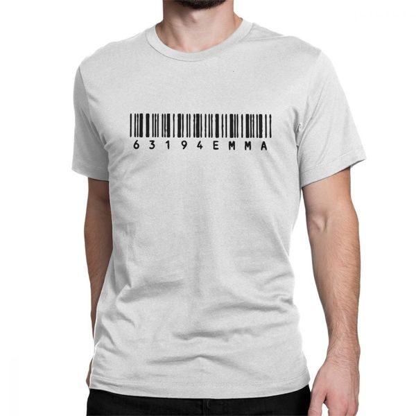 

midnite star the promised neverland t-shirt men yakusoku no neverland emma bar code 63194 fashion 100% cotton tee t shirt gift