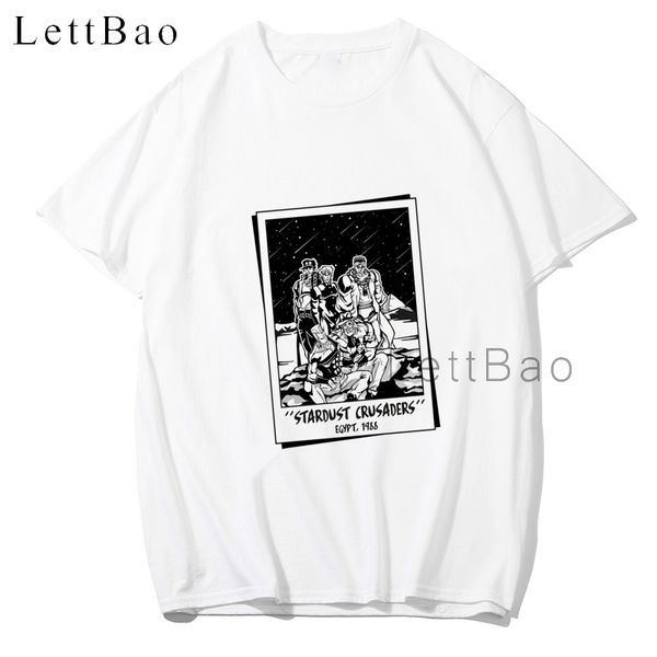 

jojo bizarre adventure t shirt men japan anime summer t-shirt jojo graphic tshirt oversized cartoon men t-shirt 2020
