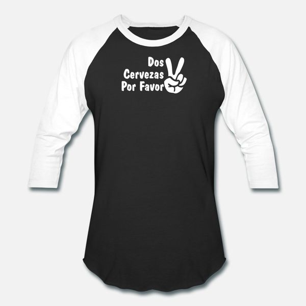 

dos cervezas por favor t shirt men printing short sleeve crew neck family loose casual spring cool shirt