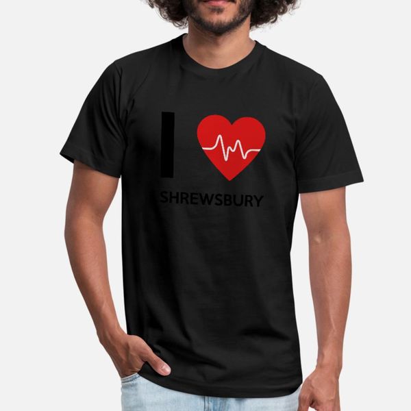 

i love шрусбери тенниски мужчина designs футболочки круглых шеи мужской подарок сумасбродство лето шаблон рубашка