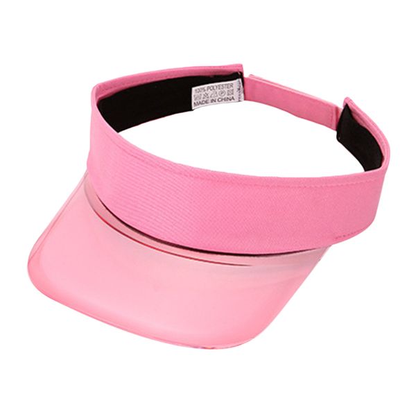 

transparent visor sun hats adjustable headband cap uv protection sunscreen hats women's plastic caps for outdoor cycling, Blue;gray