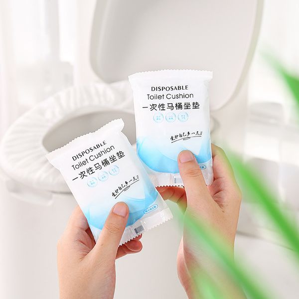 

toilet seat cushion disposable mats hygienic cover pad paper non woven fabric