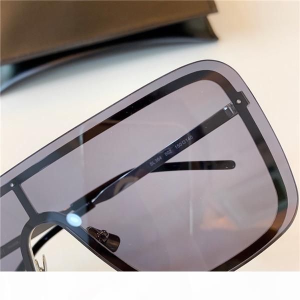 

wholesale new fashion designer women sunglasses 364 square frameless connection lens goggle uv400 protective glasses, White;black