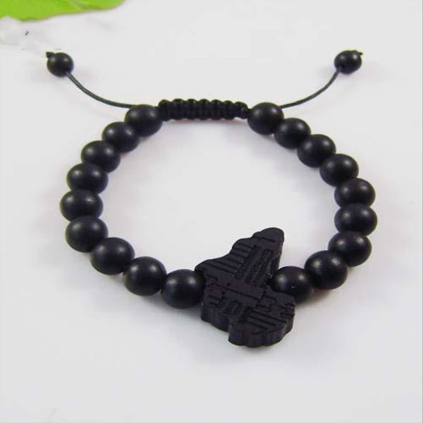 

colors 30pcs hip fashion hop bracelets bracelet good new two jewellery wood bdegarden bayqq, Black