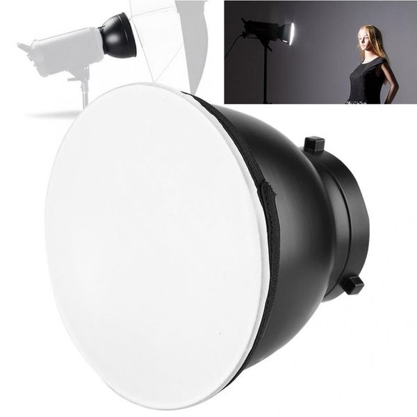 

cgjxs7 inch bowens mount standard reflector cover diffuser lamp shade dish beehive grid for pgraphy studio flash strobe light t191025