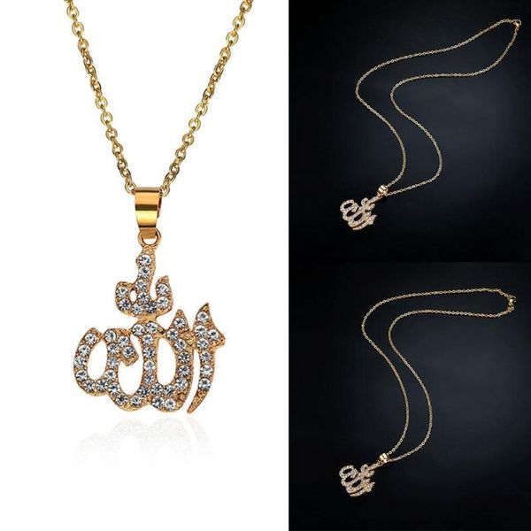 

fashion arabic muslim islamic totem necklace gift for women pendant necklace z2u3, Silver